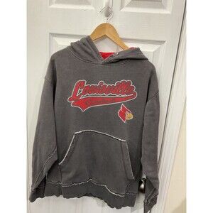 Louisville Cardinals Three Square Hoodie - Large